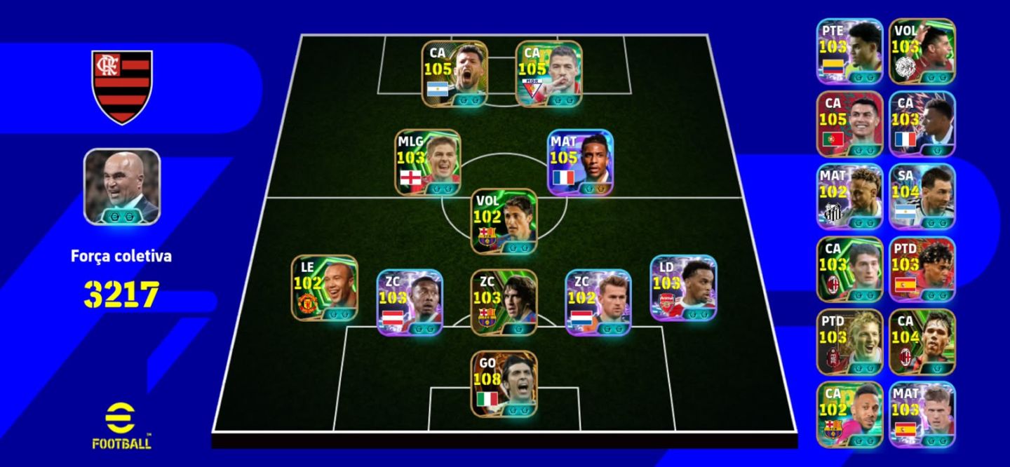Conta de Efootball com melhor buffon