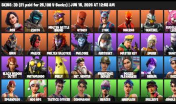 CONTA FORTNITE +30K VBUCKS GASTOS