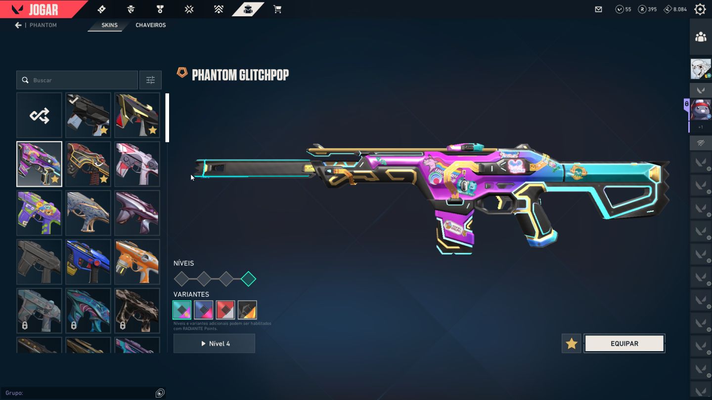 Conta Nvl 427 DIAMANTE | MUITAS SKINS | Pode email | Mando mais fotos