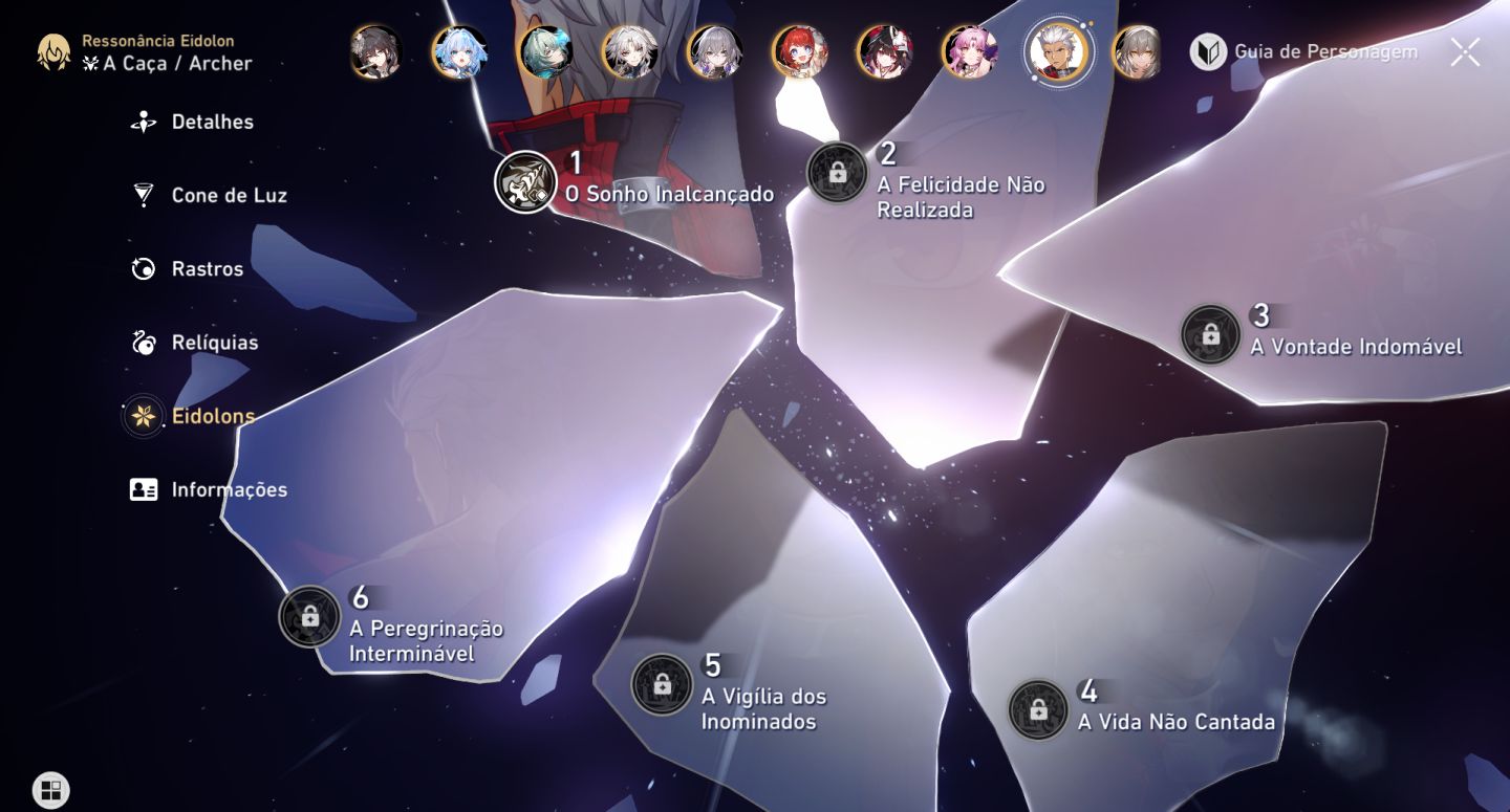 Conta endgame Honkai star rail hsr Time euforia muito forte e muito + eidolons