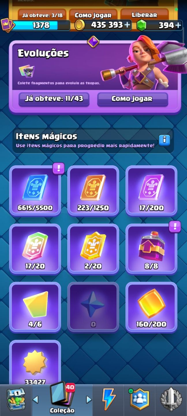 CONTA SUPERCELL COM CLASH ROYALE E OFF CLANS COM COMPROVANTES DE COMPRAS