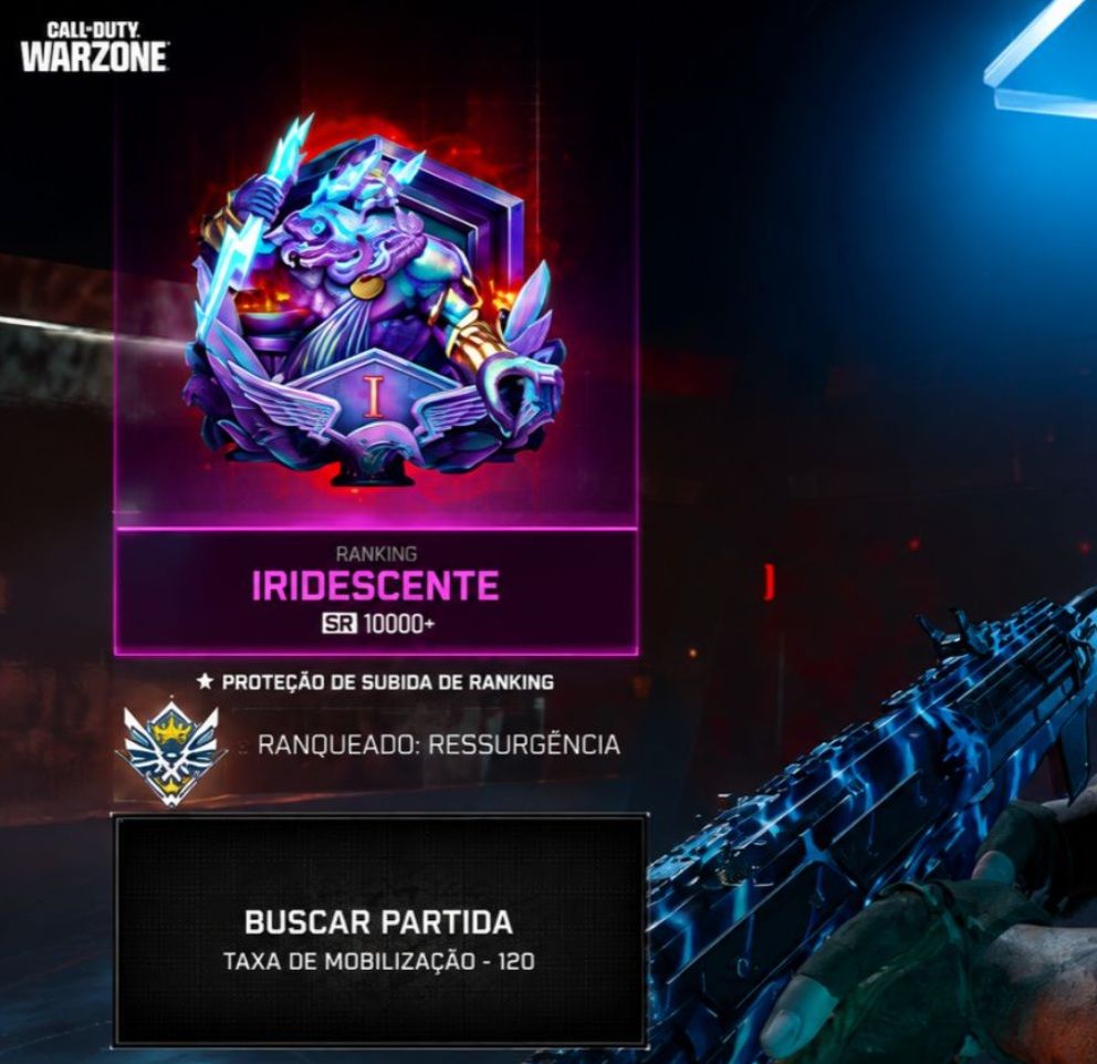 CONTA WARZONE IRIDESCENTE | SEASON ATUAL
