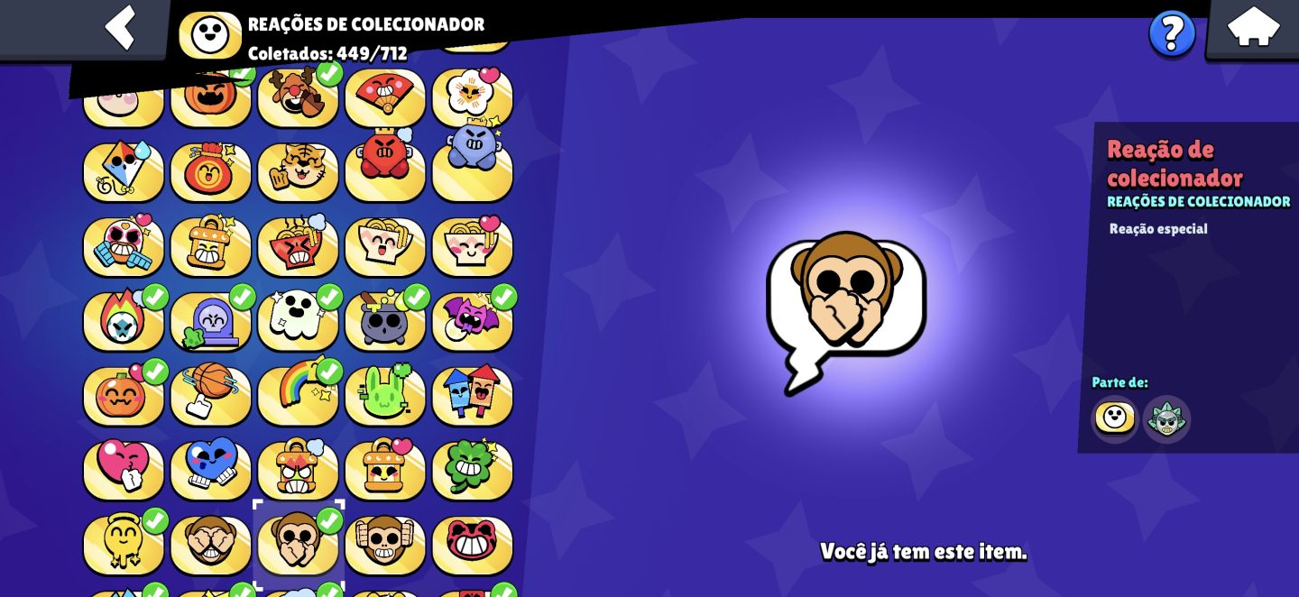 CONTA DUPLA BRAWL STARS (107/108) + CLASH ROYALE (ARENA 24)-FULL ACESSO|MESMO ID
