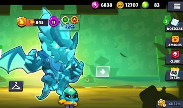Conta brawl stars com 21k de troféus!!1