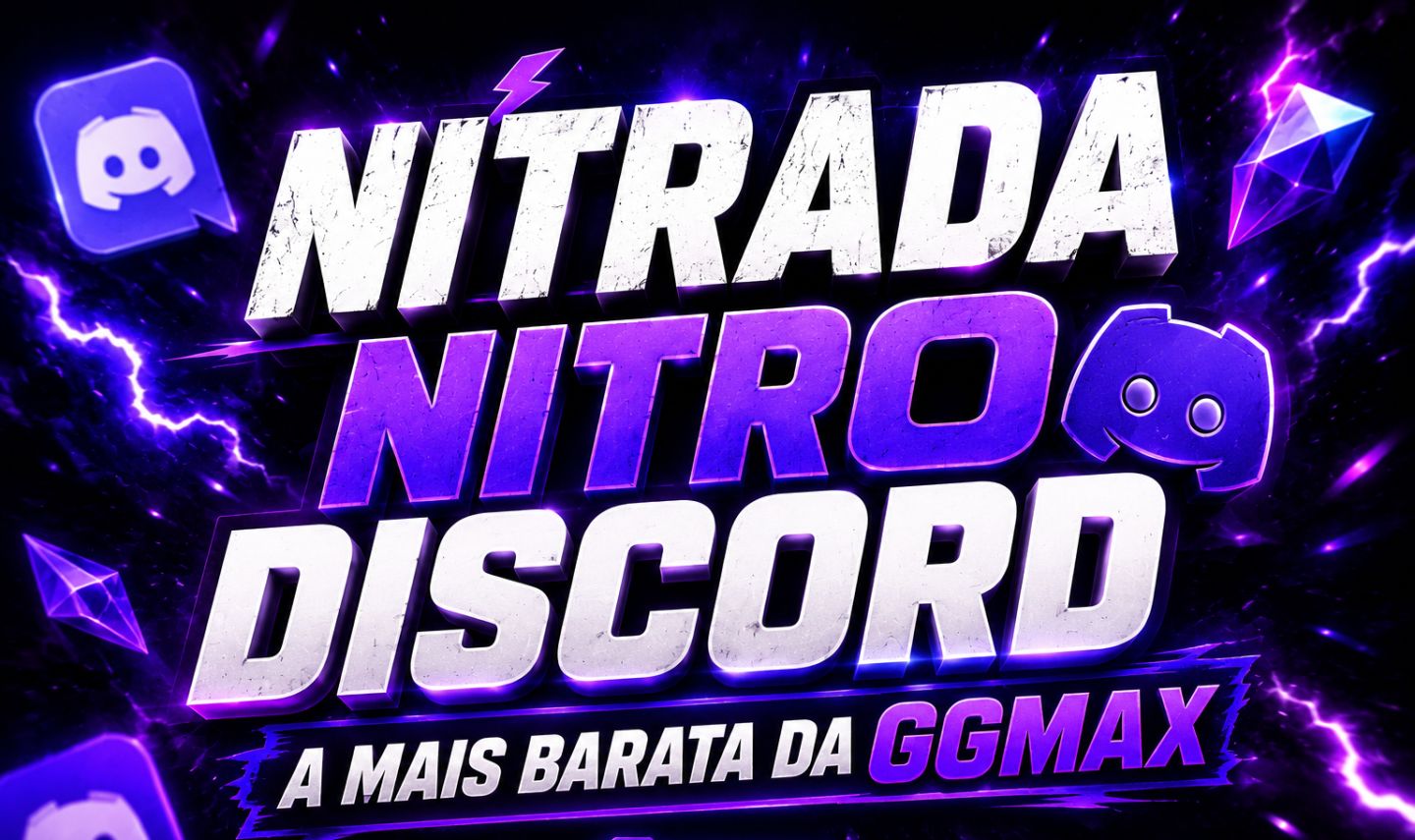 Conta Nitrada Discord 1 Mês/3 Mês [PROMOÇÃO]