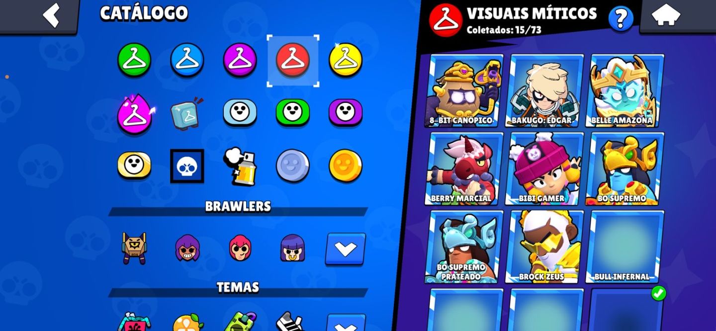 CONTA DE BRAWL STARS[25197 troféus+ rank max:mítico 1]