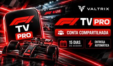 F1 TV Pro | 15 Dias | Conta Compartilhada | Entrega Automática