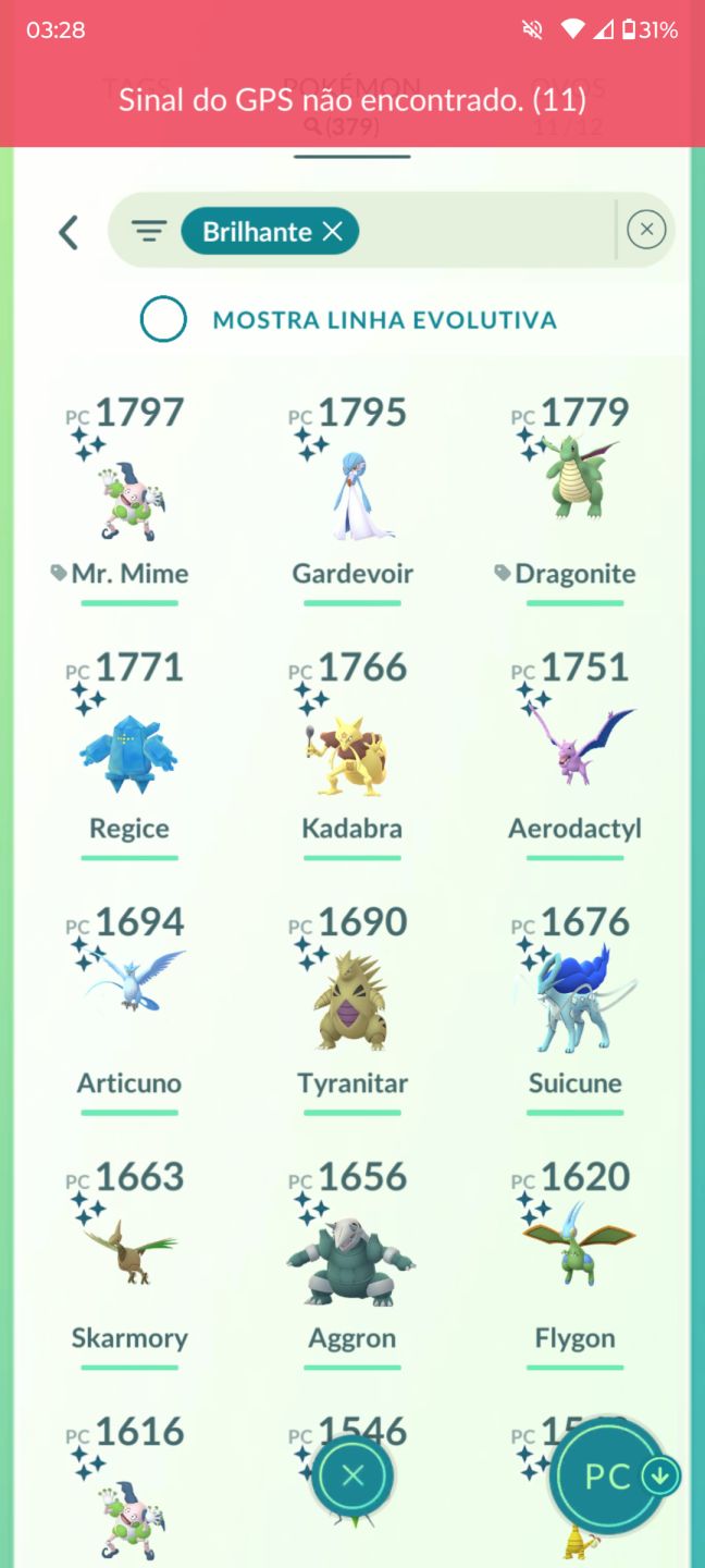 CONTA POKÉMON GO DE 2021 COM MUITOS SHINY