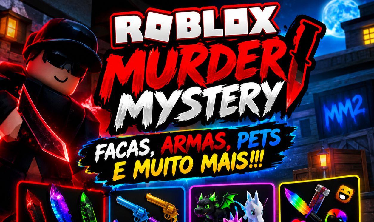 MURDER MYSTERY 2 - FACAS,PETS,ITENS, ACESSÓRIOS E ETC!!!