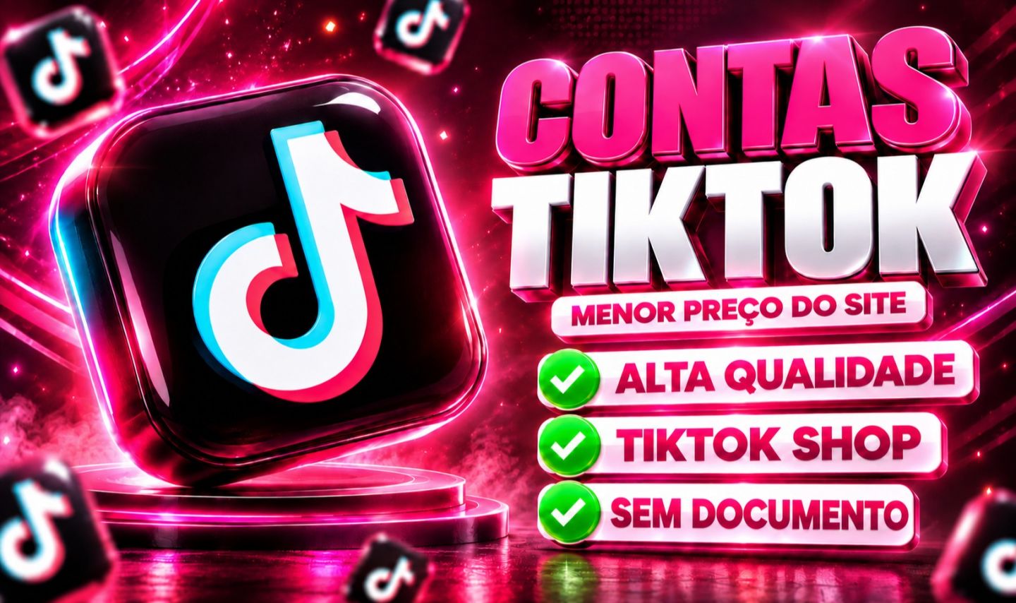 [PROMOÇÃO] CONTAS TIKTOK ANTIGAS & NOVAS | SHOP | LIVE | SEGUIDORES REAIS!