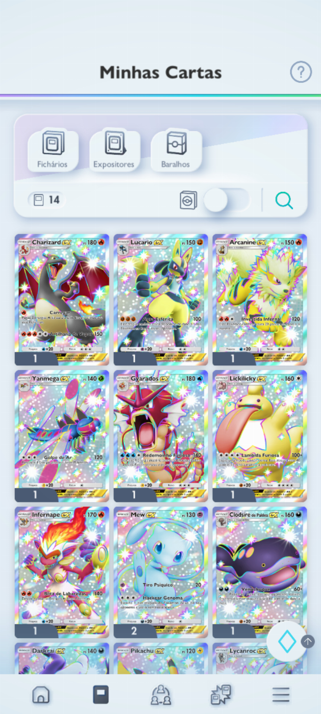 Conta TCG Pokémon LvL 52