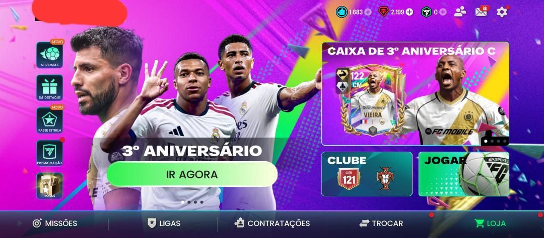 Conta de ea fc mobile ger 121