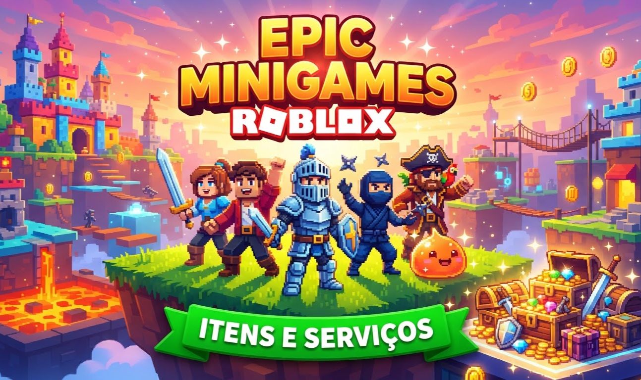 (PROMOÇÃO) EPIC MINIGAMES ROBLOX - SERVIÇOS E ITENS