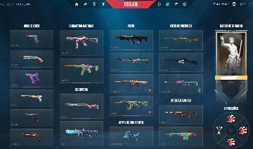 Conta Valorant rara, com muitas skins e ex imortall com mais de 3mil gastos!