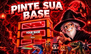 PINTE SUA BASE LAVA , YIN-YANG, GALÁXIA, CANDY, NO STEAL A BRAINROT