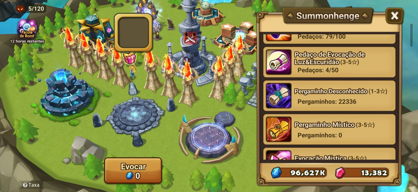 Conta Summoners War | 2 LD Nat 5 (Giselle + Shan) + Full Access