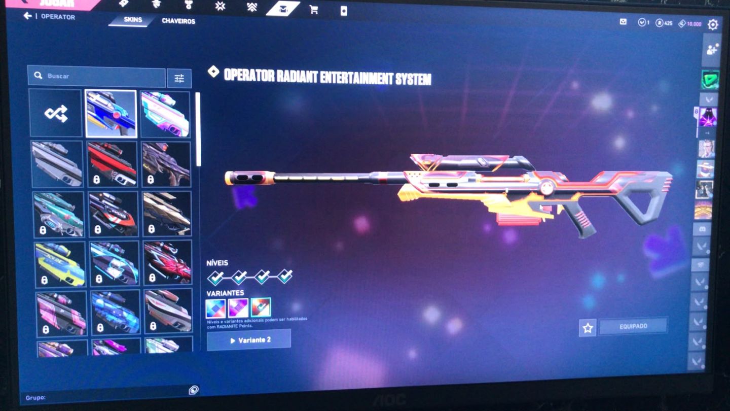 CONTA DE VALORANT COM MUITAS SKINS!!