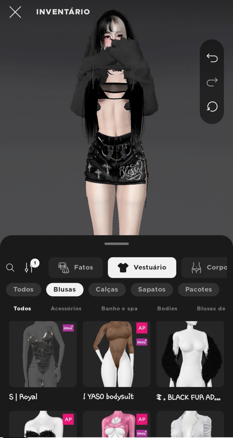 Conta feminina de imvu a venda