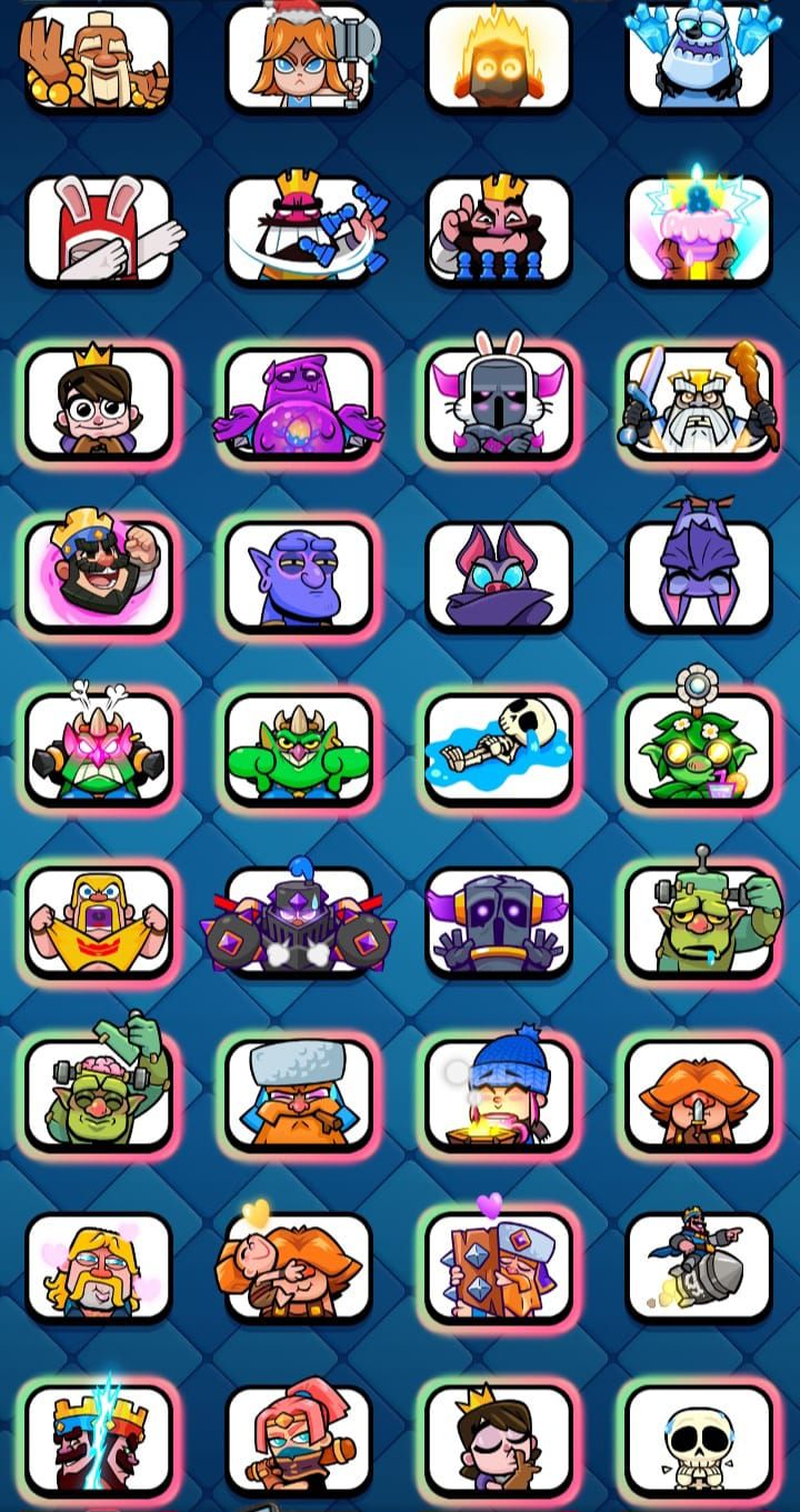 CONTA FULL ACESSO | CLASH ROYALE | 14.5K TROFÉUS | 25 EVOS | LVL 1800 | 5 herói