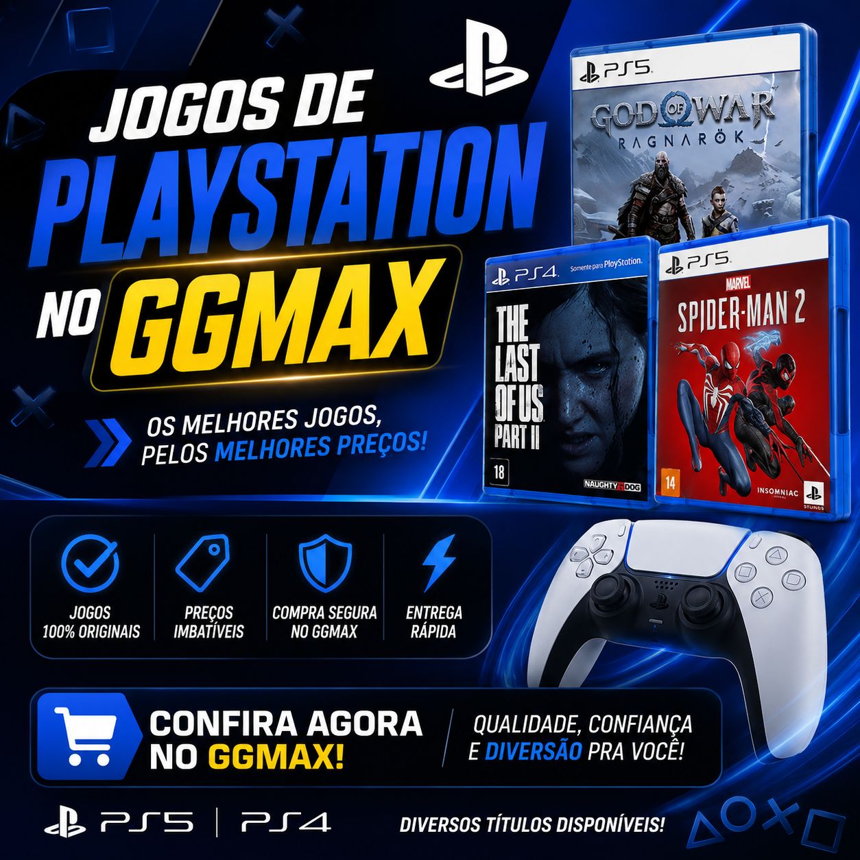 Jogos PlayStation PS4 e PS5 | Jogos Digitais com os Melhores Preços