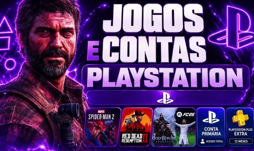 JOGOS E CONTAS PLAYSTATION!