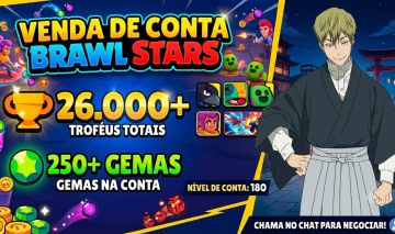 26.000 Trofeus+ Mitico + TODOS os brawlers-BS