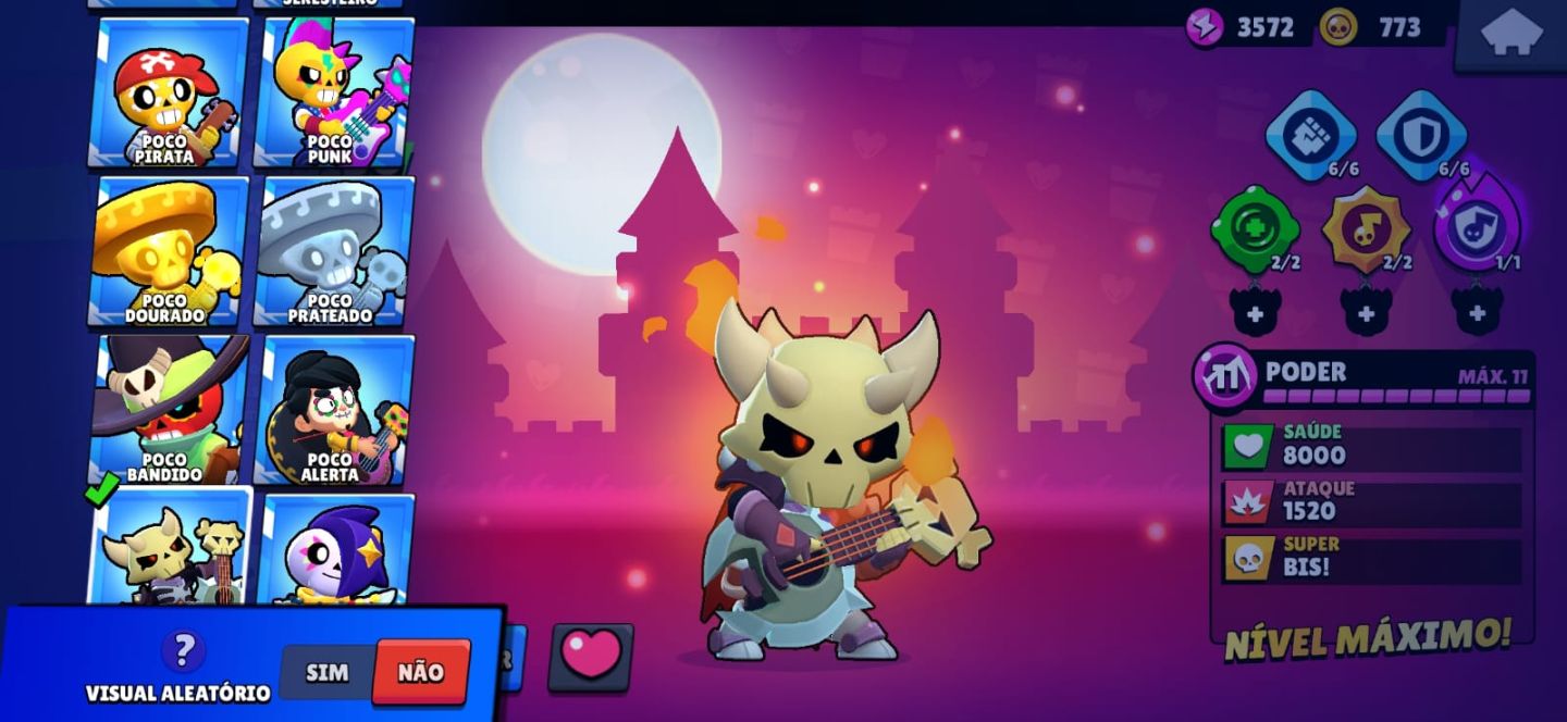 Conta de Brawl Stars | Full hypercarge | Pin matcherino | leia a descrição