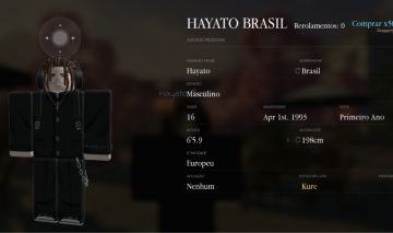 (PRECINHO) Conta Gakuran com Kure, 198 de altura, Europeu | +2000 Spins Gastos.