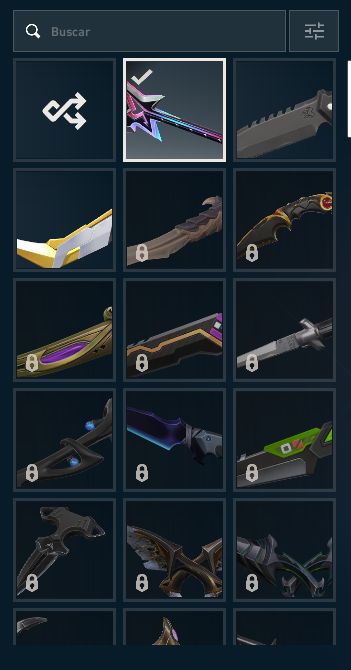 Conta de valorant com diversas skins