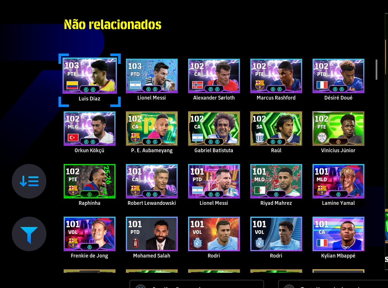 CONTA eFOOTBALL STEAM | RONALDINHO 102 + VAN BASTEN 103 + TOTTI 105 + PEPE 106