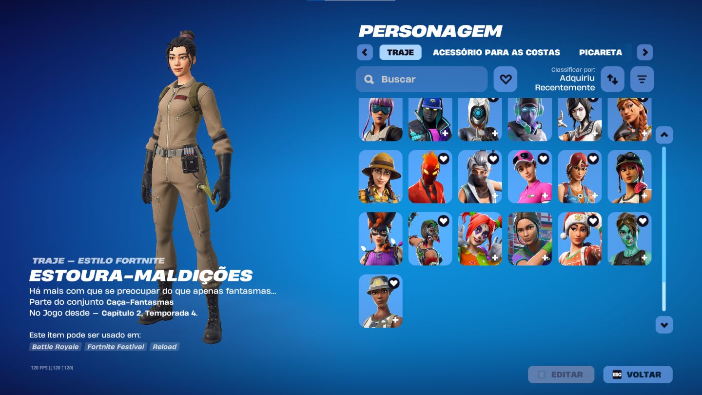 Conta fortnite tryhard com skins raras
