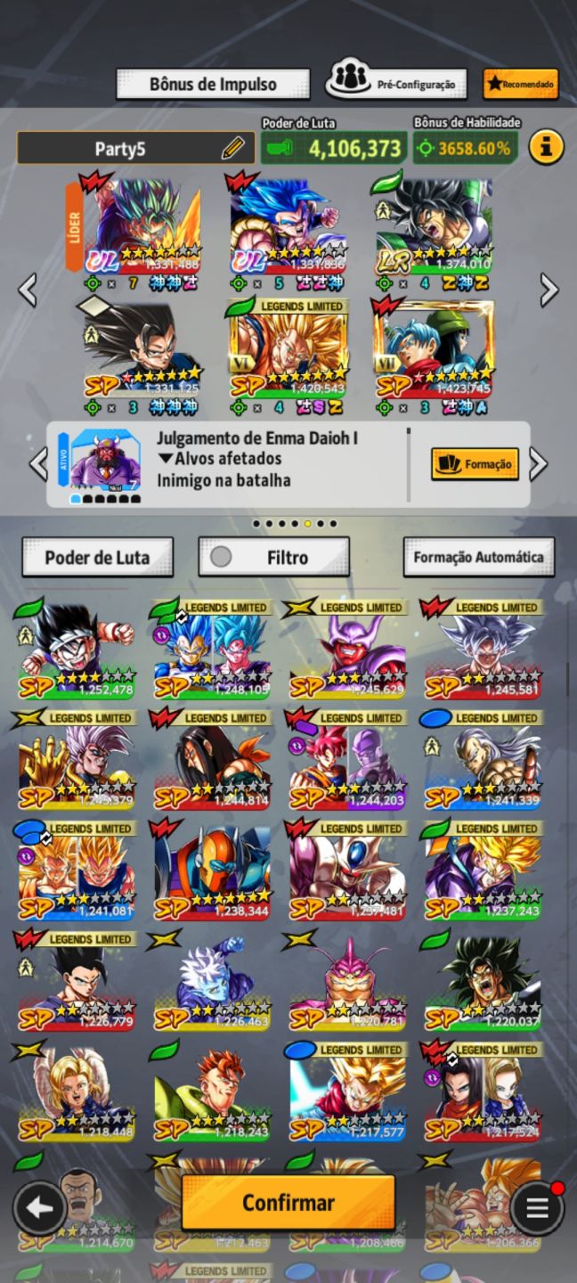 CONTA RECUPERÁVEL | 12.7K CC | MUITOS LL | ZENKAIS | 4M+ PODER | NVZ 164