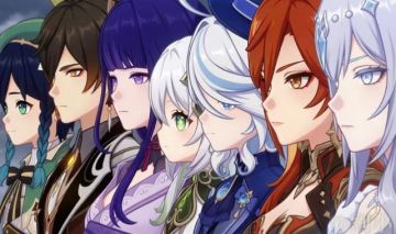 CONTA GENSHIN AR 50 COM 5 PERSONAGENS T5