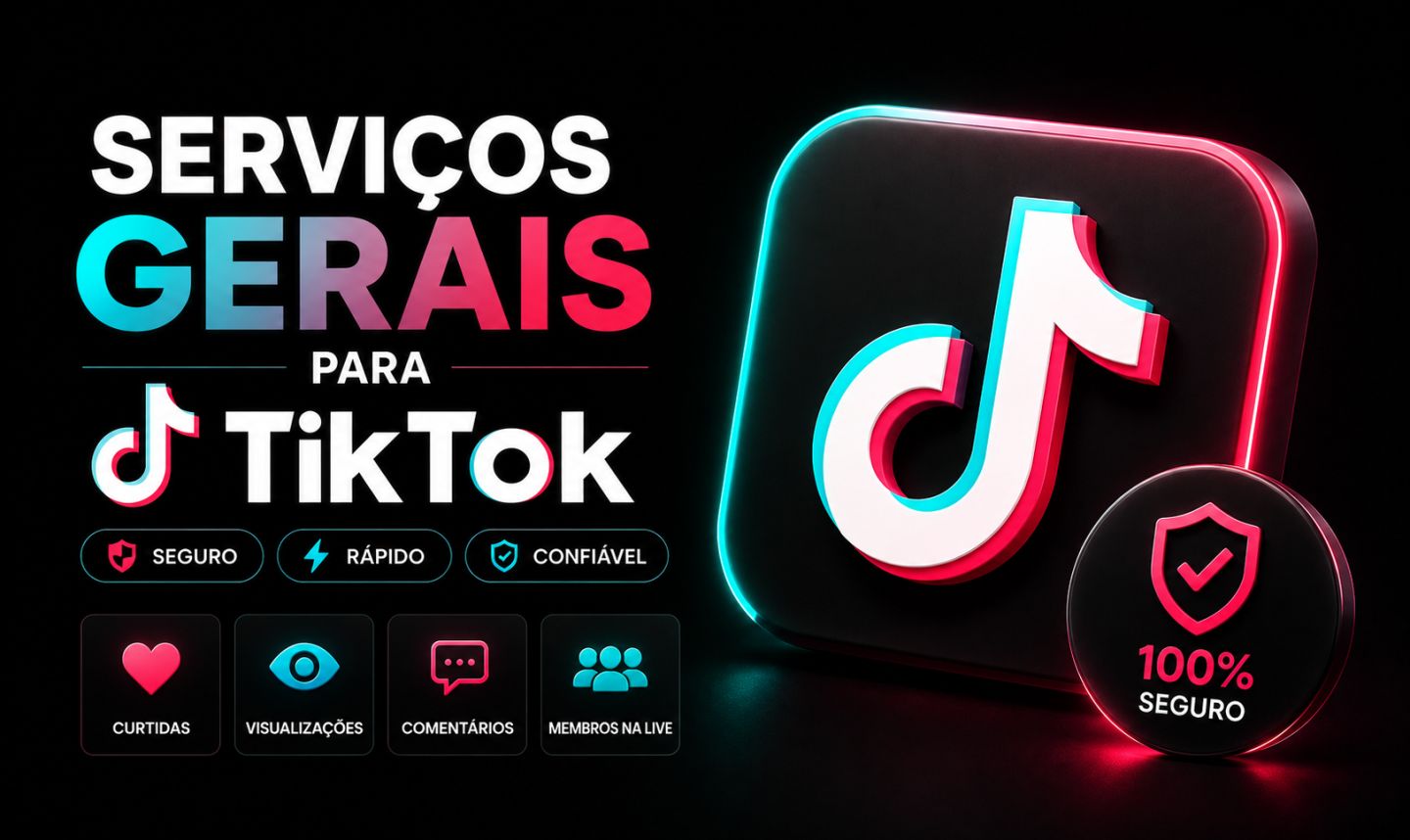 [PROMOÇÃO] SERVIÇOS PARA TIKTOK - SEGUIDORES, CURTIDAS E VIEWS - MENOR PREÇO