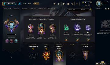 LEVEL 543 | MONO OLAF 1 MILHÃO MAESTRIA | 122 SKINS FULL CHAMP | FULL ACESSO