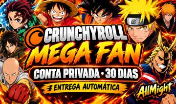 Crunchyroll Mega Fan 30D | PERFIL PRIVADO
