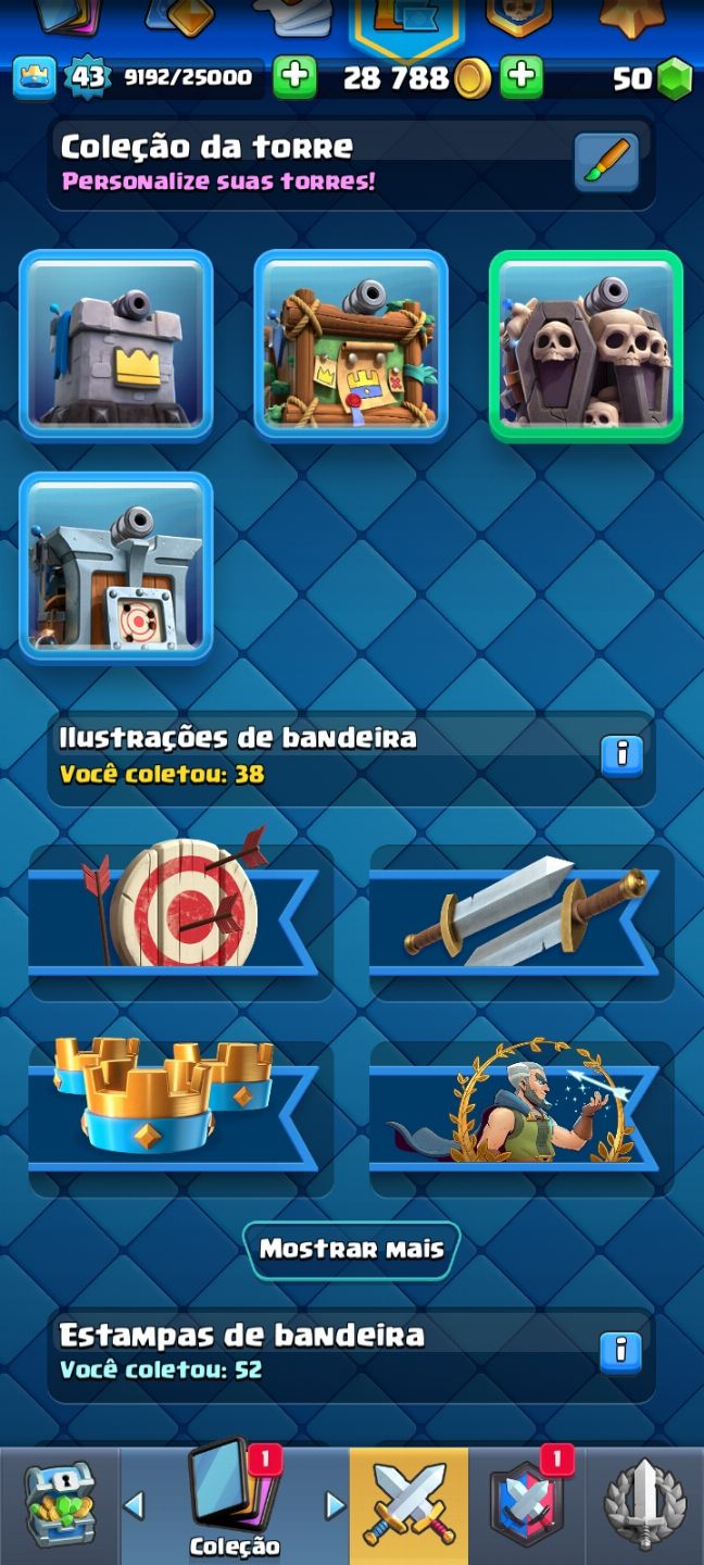 CONTA DE CLASH 5 ANOS 9700 TROFÉUS