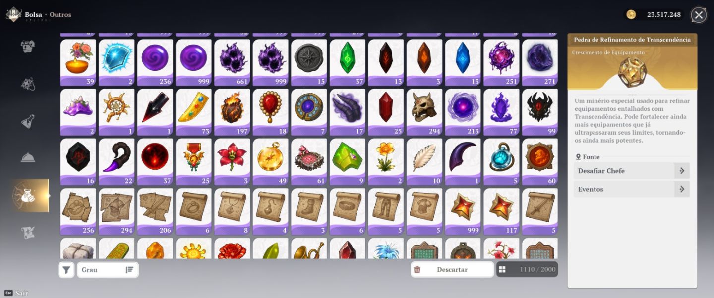 CONTA TOP ENDGAME DERIERI P10 +150K DE CRISTAL - 7DS - THE SEVEN DEADLY SINS