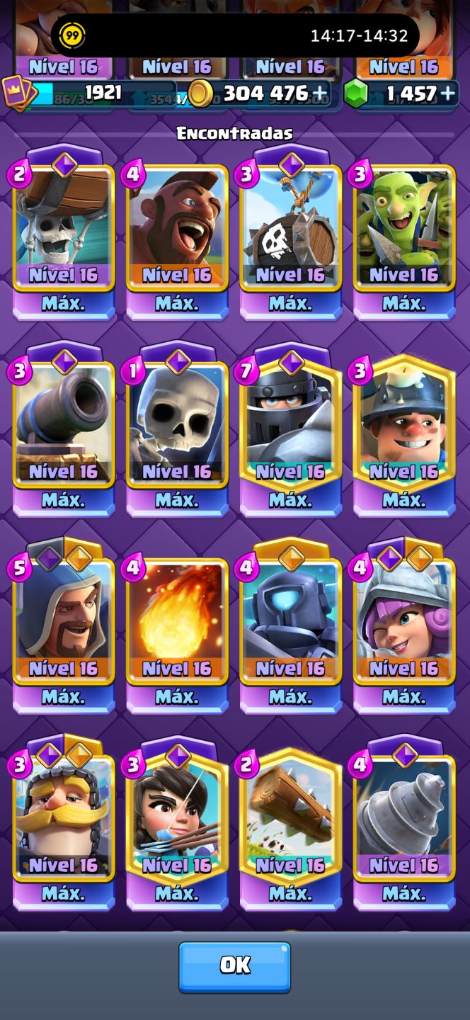VENDE-SE CONTA DE CLASH ROYALE UPADA
