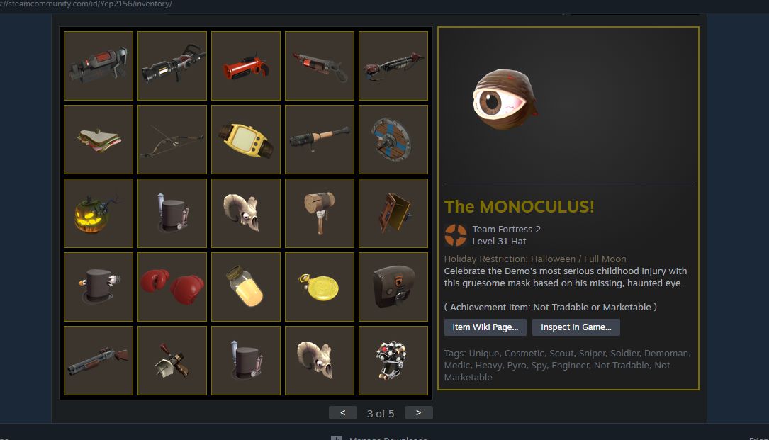 Conta P2P Team Fortress 2 (Itens duplicados de conquista)