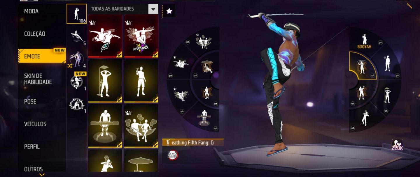 Conta free fire prime 7