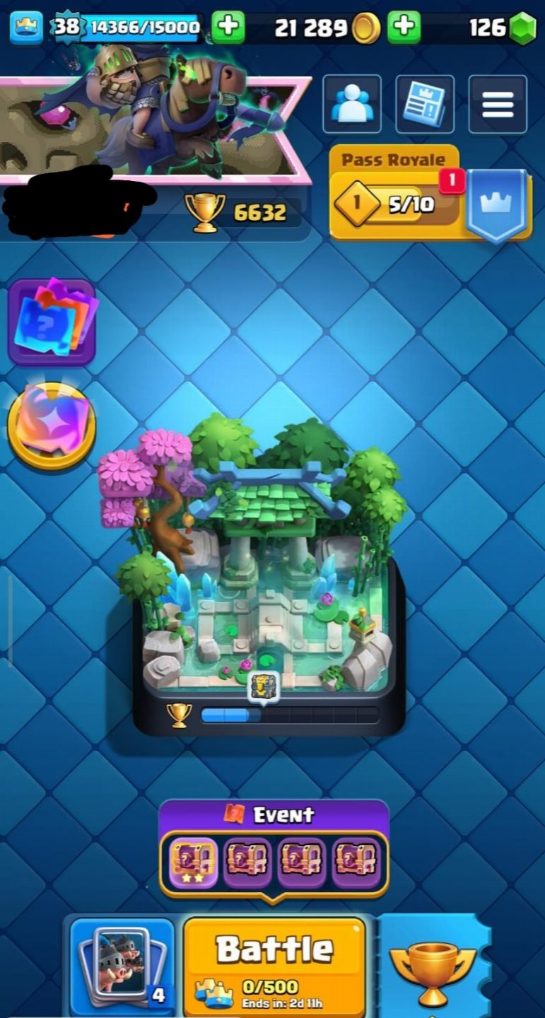 Conta Clash Royale boa pra quem quiser pegar arena lendária rapido