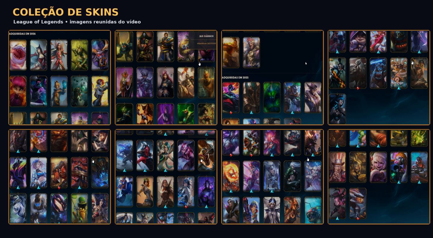 Conta de League of Legends/Valorant 173 SkinsABERTO A NEGOCIAÇÃO NOS COMENTÁRIOS