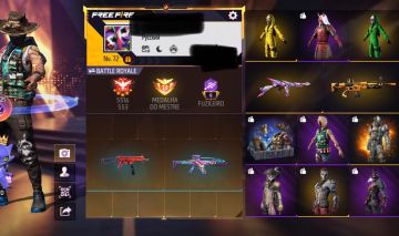 CONTA DE FREE FIRE | SUPER GEMADA | PASSES ANTIGOS E RAROS | PREÇO ÚNICO!