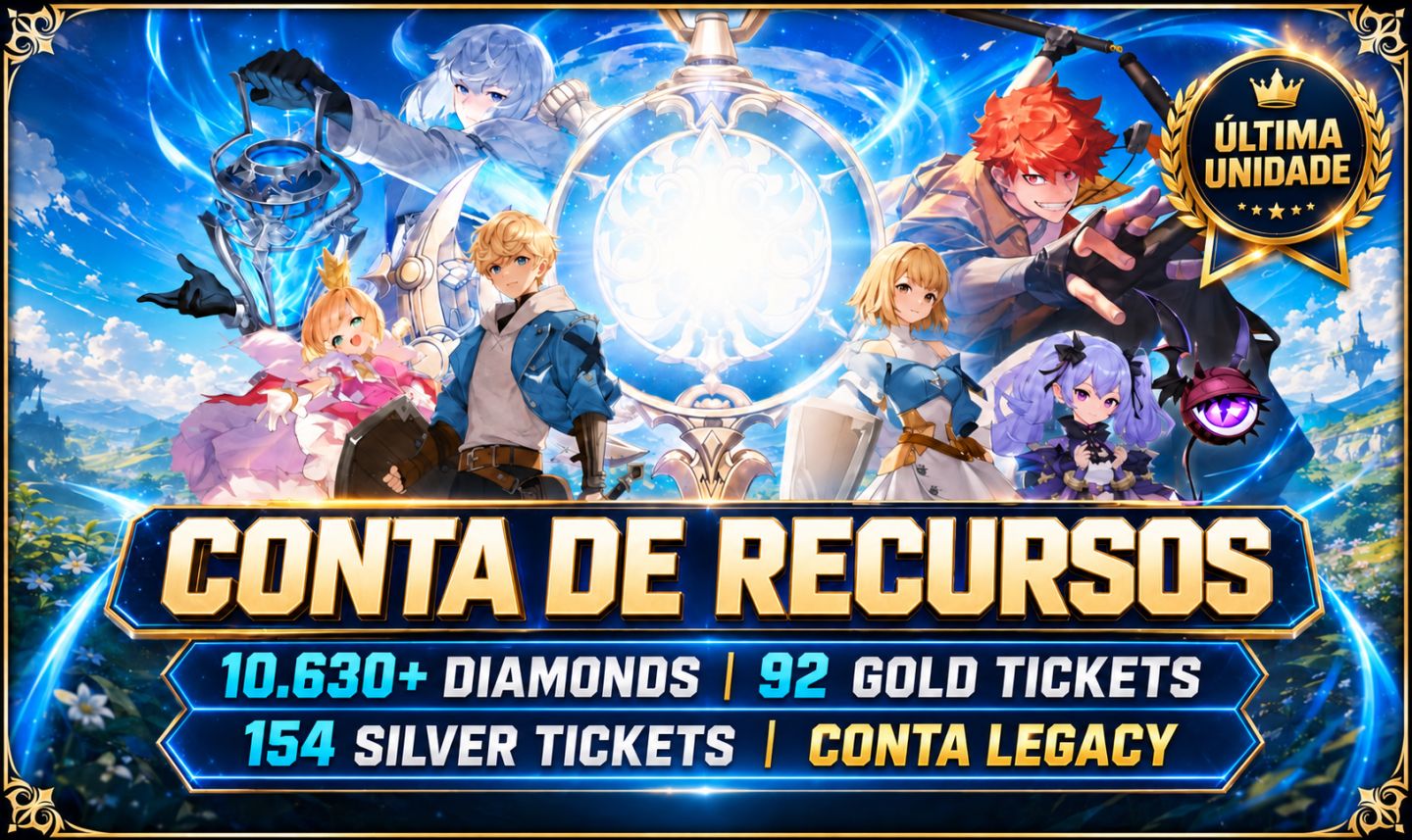 STAR SAILORS | CONTA RARA | 10.630+DIAMONDS | 92 GOLD + 154 SILVER TKT | MC MASC