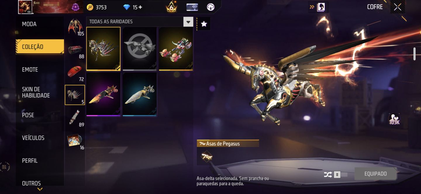 Conta gemada prime 6, com preço negociável.