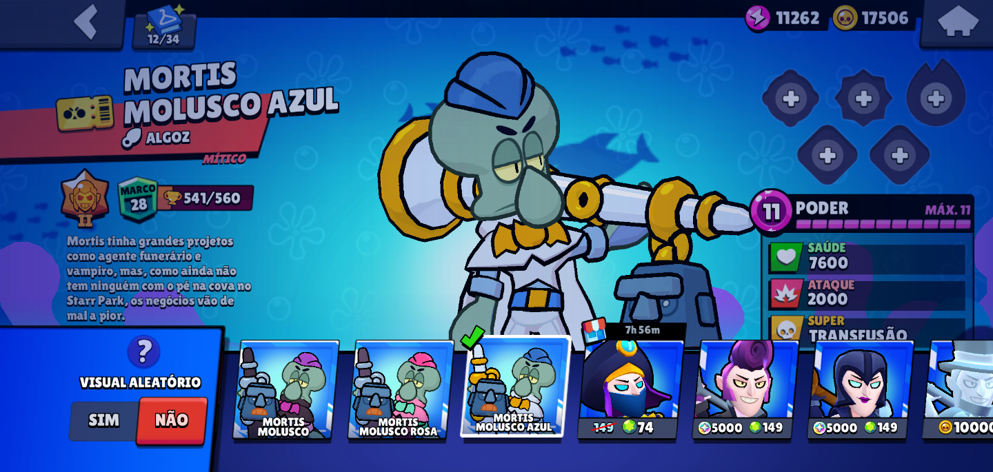 CONTA DE BRAWL STARS ANTIGA DE 2018