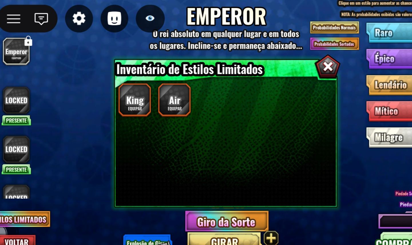 Conta de basketball zero tem 2 estilos limitados e 1 zona limitada