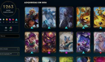 CONTA LOL NIVEL 1185