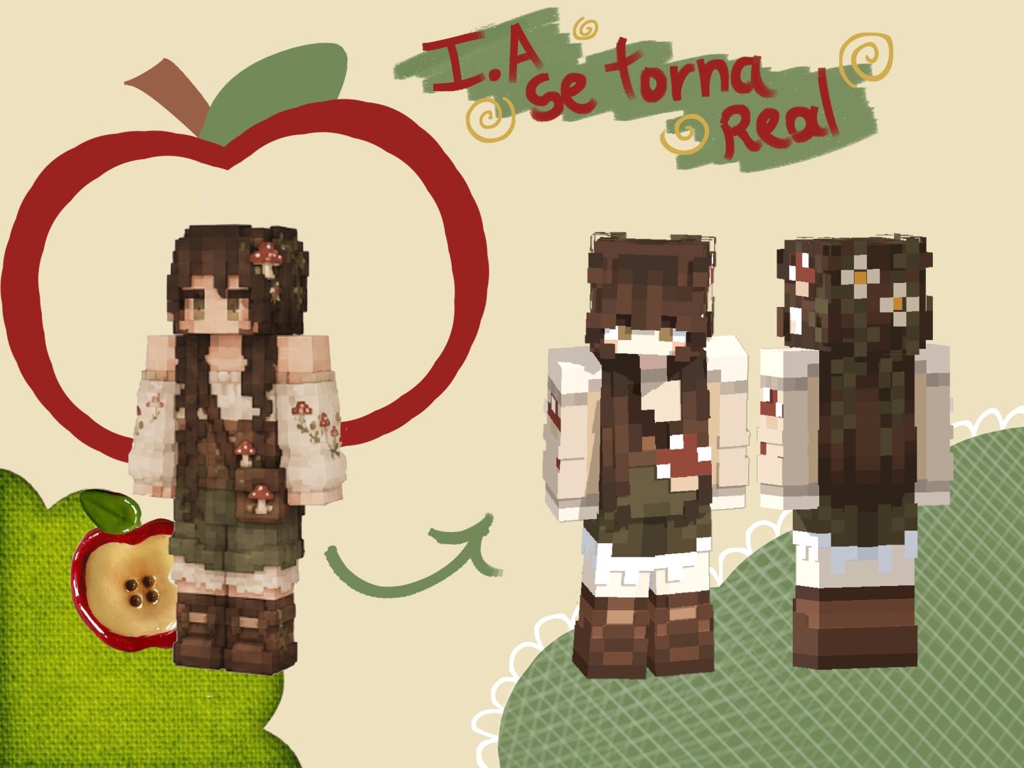 Transforme sua ideia em skin no Minecraft!!